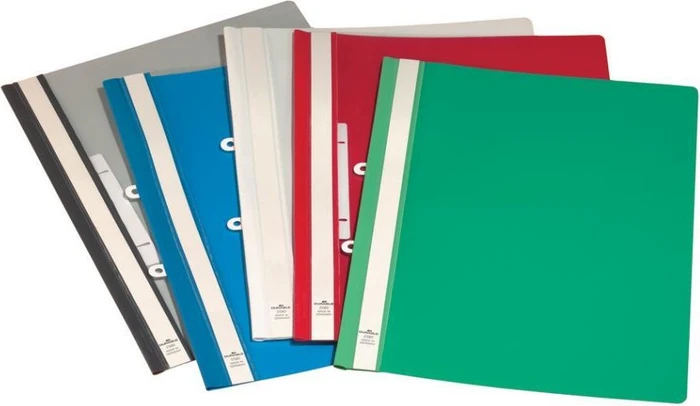 Durable Sichthefter opak, A4+, schwarz/transparent