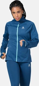 Odlo Zeroweight Pro Warm Laufjacke blue wing teal/polynya (Damen)