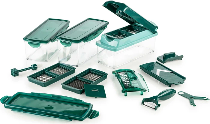 Genius Nicer Dicer Plus Multischneider, 18-tlg.