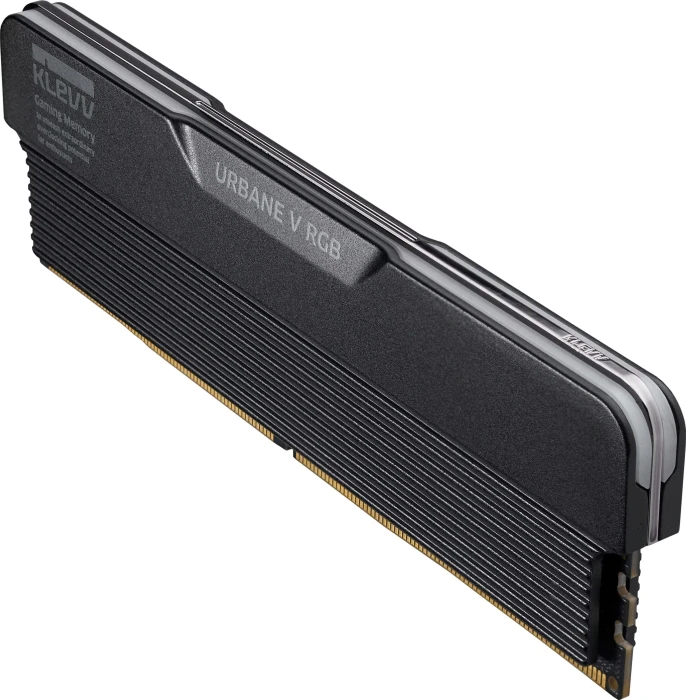 Klevv Urbane V RGB Jet Black UDIMM 32GB Kit, DDR5-6000, CL28-36-36-76