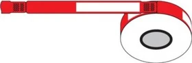 Zebra Z-Band UltraSoft Krankenhaus-Armband, 25.4x279.4mm, weiß/rot, 175 Stück, 6er-Pack