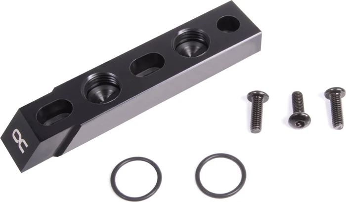Alphacool Eisblock Aurora Terminal Abdeckung flat straight, Acetal