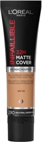 L'Oréal Infaillible 32H Matte Cover Foundation 290 warm undertone LSF25, 30ml