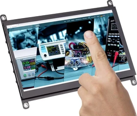 Joy-iT 7" Multi-Touch Display, 1024x600, kapazitiver Touch, IPS, HDMI/VGA 7"