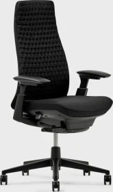 Haworth Fern Digital Knit Bürostuhl, Rahmen weiß, charcoal