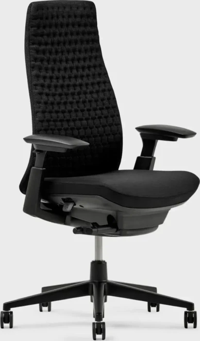 Haworth Fern Digital Knit Bürostuhl, Rahmen weiß, charcoal