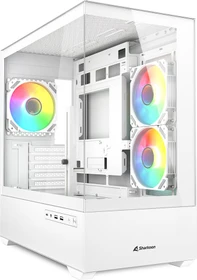Sharkoon MK6 RGB White, Glasfenster