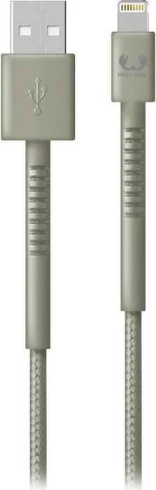 Fresh 'n Rebel USB-A to Lightning Cable 2.0m Dried Green