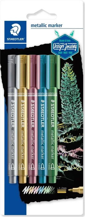 Staedtler metallic pen 8323 sortiert, 5er-Set
