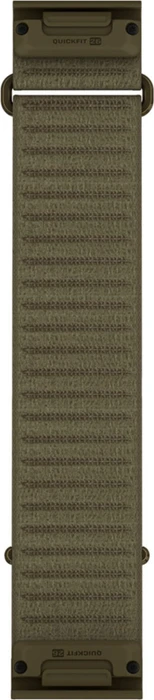 Garmin ComfortFit Quickfit Nylon Armband 26mm lang dark olive