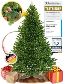 ArtiTree Künstlicher Weihnachtsbaum Fichte 100% Spritzguss, 150cm