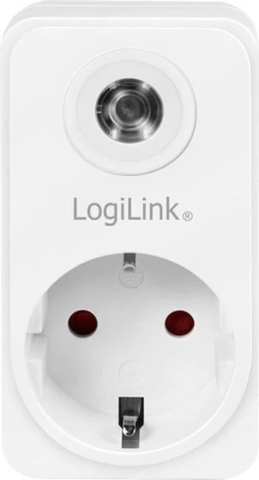 LogiLink Steckdosenadapter mit Dämmerungssensor 1-fach, 3600W, weiß