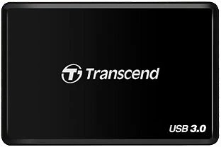 Transcend RDF2 Single-Slot-Cardreader, USB 3.0 Micro-B [Buchse]