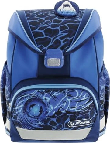 Herlitz Ultra Light Blue Shark Schultasche