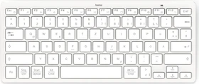 Hama KEY4ALL X510 Bluetooth-Tastatur silber/weiß, Bluetooth, DE (00125135)