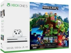 Microsoft Xbox One S - 500GB Minecraft Complete Adventure Bundle weiß