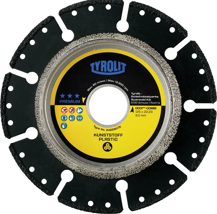 Tyrolit Premium DCCI Combi Trennscheibe, 125x3x22.23mm, 1 Stück
