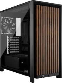 Corsair Frame 4000D RS Wood, schwarz/braun, Glasfenster (CC-9011340-WW)