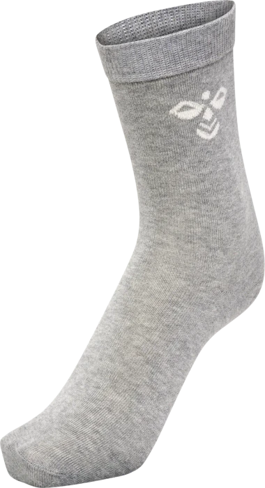 hummel Sutton Socken grey melange, 3 Paare (Junior)