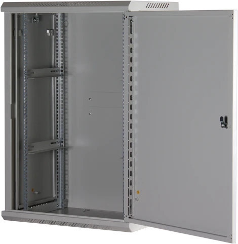 Rockstable 19" Wandschrank 18HE, Stahltür, IP2X, weiß, 440mm tief
