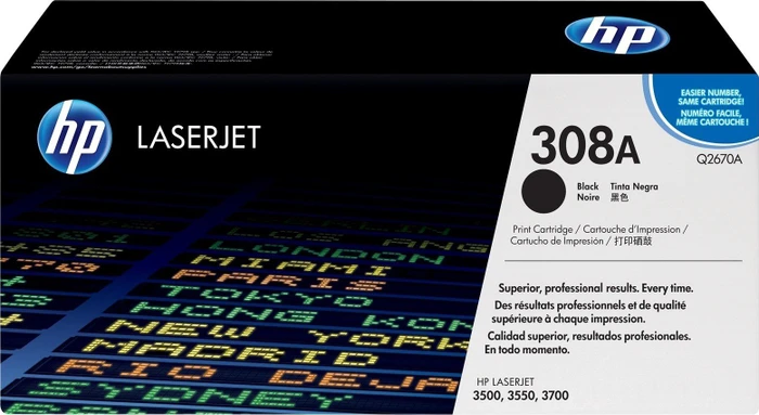 HP Toner Schwarz Q2670A für Color LaserJet 3500 3550 3700, 6.000 Seiten Image