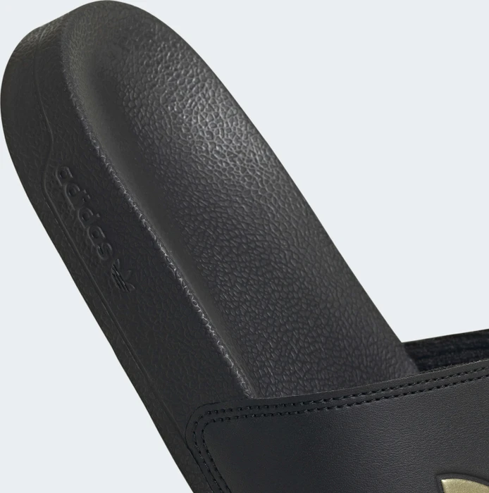 adidas Lite Adilette core black/matte gold