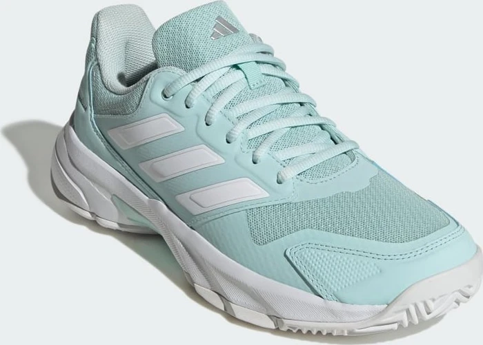 adidas CourtJam Control 3 halo mint/cloud white/silver metallic
