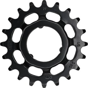 KMC Steck-Zahnkranz 20 Zähne für Shimano breit schwarz