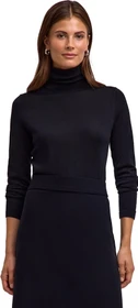 Falke Casual Wool Rollkragen Pullover schwarz (Damen)