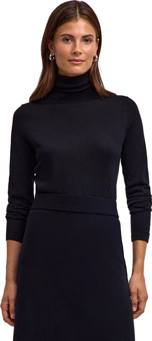 Falke Casual Wool Rollkragen Pullover schwarz (Damen)