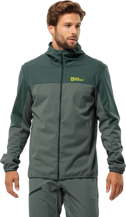 Jack Wolfskin Feldberg Hoody Funktionsjacke slate green (Herren)