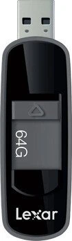 Lexar JumpDrive S75 64GB schwarz, USB-A, USB 3.2 Gen 1×1
