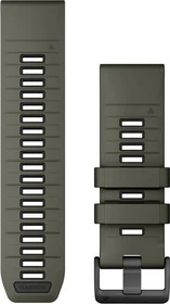 Garmin QuickFit Silikonarmband 26mm olive drab/black (010-13393-12)
