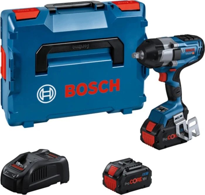 Bosch Professional GDS 18V-1000 BITURBO Akku-Schlagschrauber inkl. L-Boxx + 2 Akkus 5.5Ah