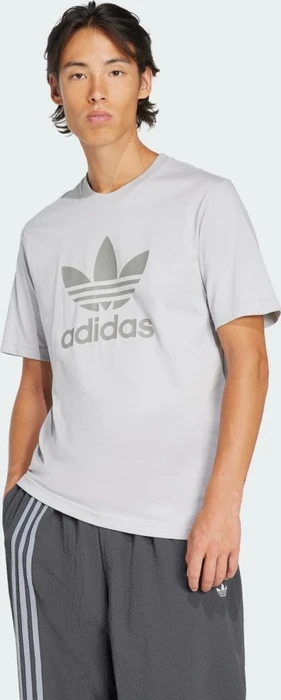 adidas Adicolor Trefoil T-Shirt kurzarm grey two (Herren)