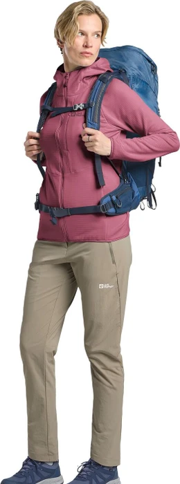 Jack Wolfskin Kolbenberg Hooded FZ Jacke raisin (Damen)