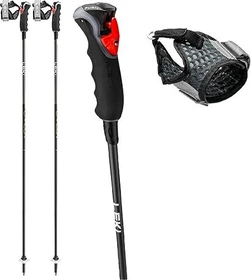 Leki Carbon 12 3D Alpin Skistock black/dark anthracite/neon yellow (Modell 2024/2025)