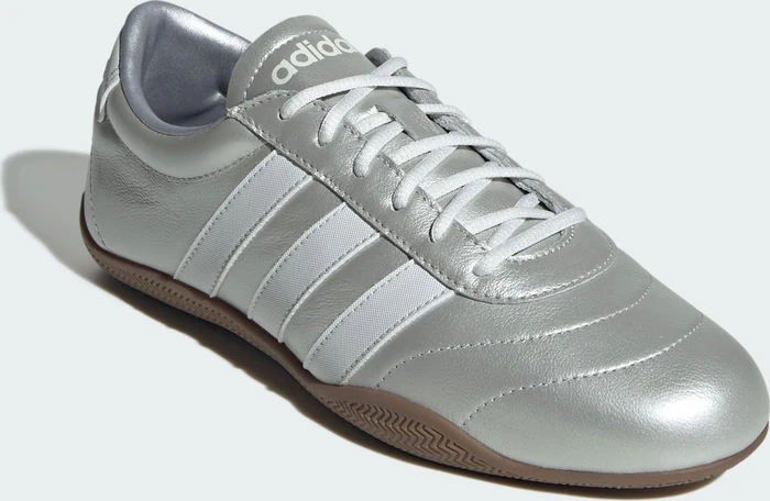 adidas Grand Court Lo silver metallic/crystal white/gum (Damen)