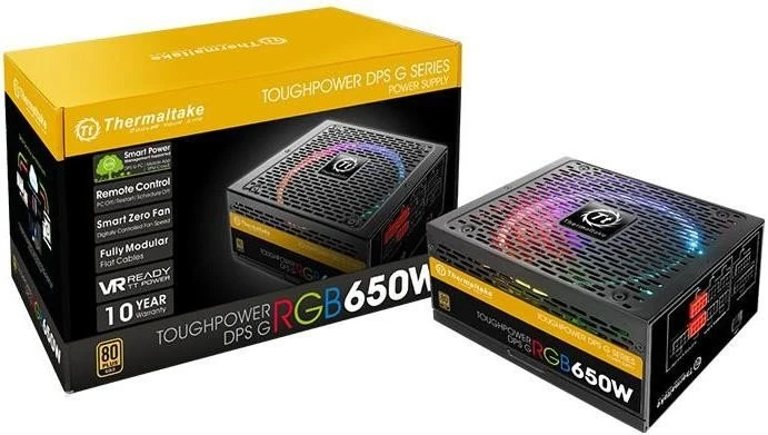 Thermaltake ToughPower DPS G RGB Gold 650W, ATX 2.31
