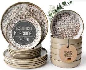 Moritz & Moritz ALHAMBRA Tafelservice rot, 18-tlg.