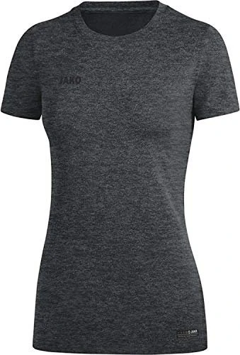Jako Premium Basics T-Shirt kurzarm anthracite melange (Damen)