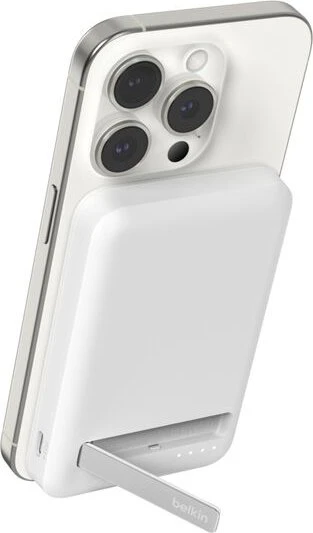 Belkin BoostCharge Pro Magnetic Power Bank with Qi2 (15W) 5K weiß