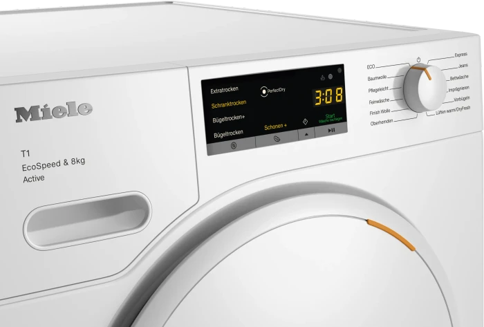 Miele T1 TWA520WP EcoSpeed & 8kg Active Wärmepumpentrockner