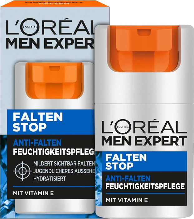 L'Oréal Men Expert Falten Stop Anti-Falten Feuchtigkeitspflege LSF15, 50ml