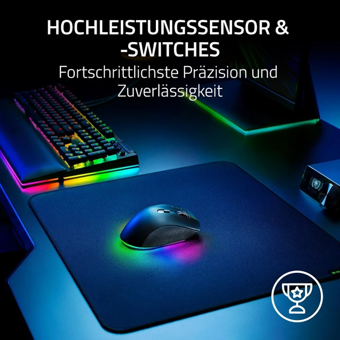 Razer Pro Click V2 Wireless Mouse, schwarz, USB/Bluetooth