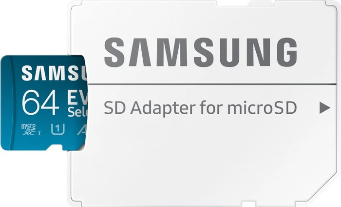 Samsung EVO Select R160 64GB Kit, UHS-I U1, A1, Class 10
