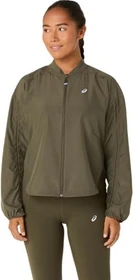 Asics Nagino Run Adjustable Laufjacke dark olive (Damen)