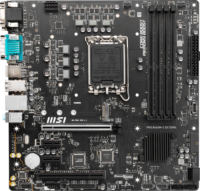 MSI PRO B660M-C EX DDR4 (Intel 1700)