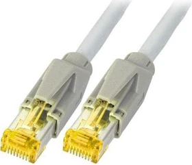 EFB Elektronik TM31 Dätwyler 7702 Patchkabel, Cat7/Cat6a, S/FTP, RJ-45/RJ-45, 10m, grau