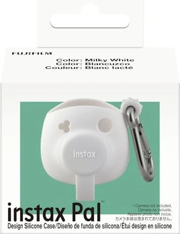 Fujifilm Instax PAL Silikontasche mit Karabinerhaken weiß